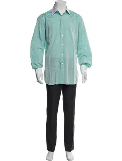 Pre-owned Stefano Ricci Striped Long Sleeve Dress Shirt In Multi