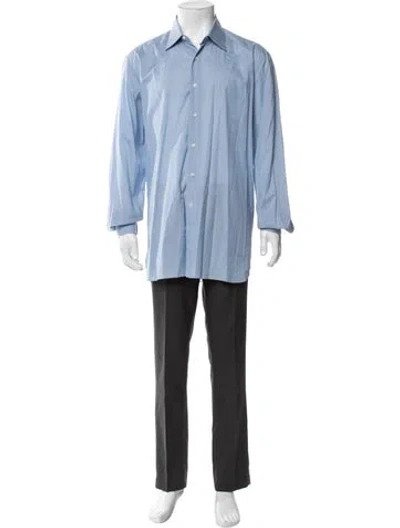 Pre-owned Stefano Ricci Striped Long Sleeve Dress Shirt In Multi