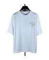 Stefano Ricci T-shirt With Round Neck And Short Sleeves In Blue