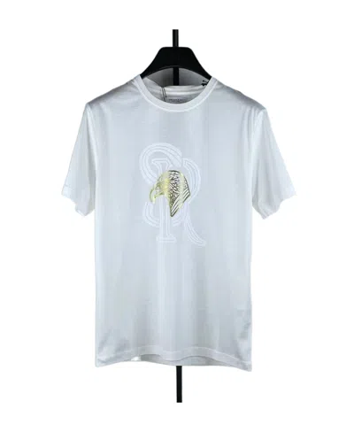 Stefano Ricci T-shirt With Round Neck And Short Sleeves In White