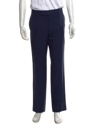 Pre-owned Stefano Ricci Wool Dress Pants In Blue