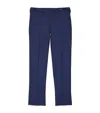 Stefano Ricci Wool Tailored Trousers In Blue