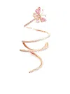 Stéfère 18k Rose Gold Butterfly Spiral Sapphire And Diamond Ring In Gold