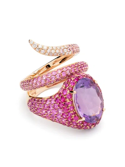 Stéfère 18kt Rose Gold Multi-stone Ring