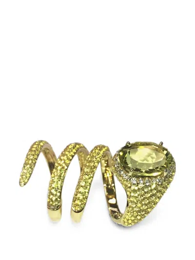 Stéfère Multi-stones Ring In Green