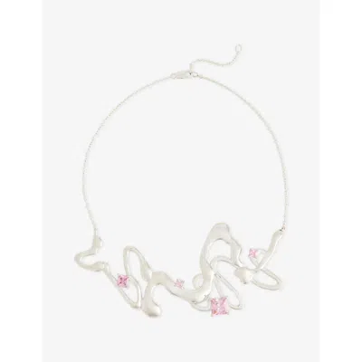 Steff Eleoff Womens Midnight Drive 925 Sterling Silver Pendant Necklace