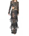 Steffany Milano Mystic Monaco Gown In Black In Black