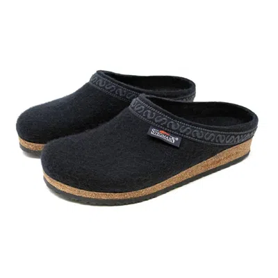 Stegmann Women's Cork Wool Clog In Black