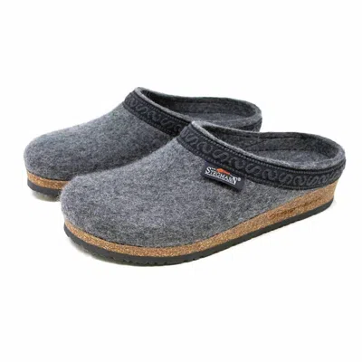 Stegmann Women's Cork Wool Clog In Grey In Gray