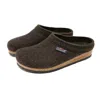 Stegmann Women's Cork Wool Clog In Teak In Silver