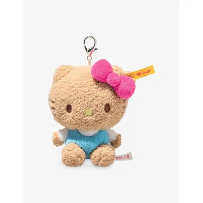 Steiff Kids' Hello Kitty Soft Toy Bear Pendant 10cm In Brown