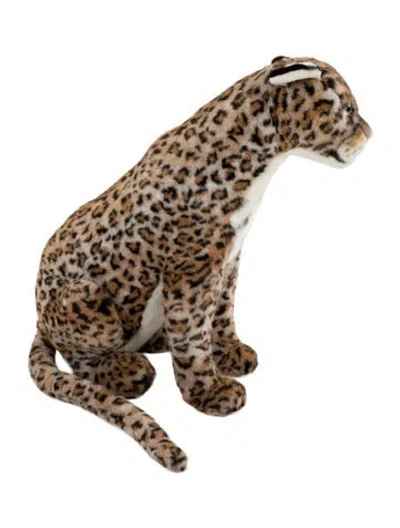 Pre-owned Steiff Large Vintage Leopard Plush In Neutral