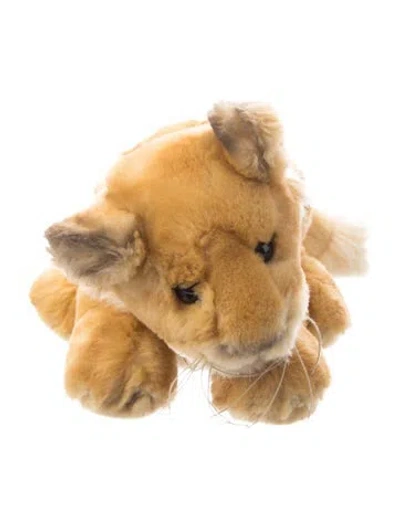 Pre-owned Steiff Leo Lion Cub Plush In Neutral