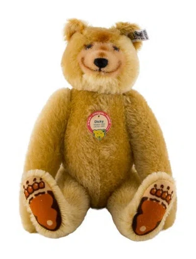 Pre-owned Steiff Limited Edition Replica Dicky 1930 Bear Plush In Neutrals