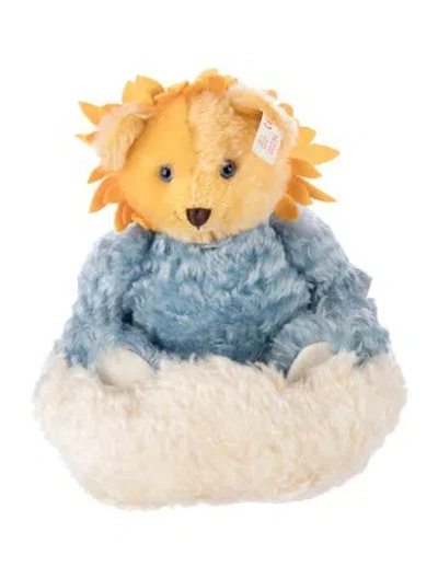 Pre-owned Steiff Limited Edition Sun Beam On Cloud Bear Plush In Blue/yellow
