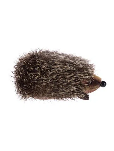 Pre-owned Steiff Lying Joggi Hedgehog In Brown