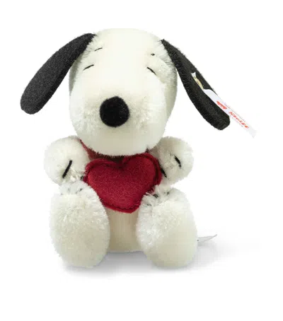 Steiff Miniature Heart Snoopy In White