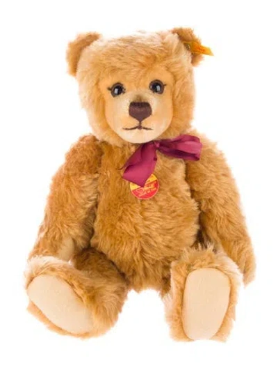 Pre-owned Steiff Mohair Musical Wind Up Original Teddy Bear In Neutrals