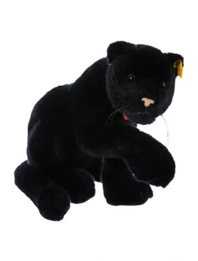 Pre-owned Steiff Oko Black Panther Plush Figurine