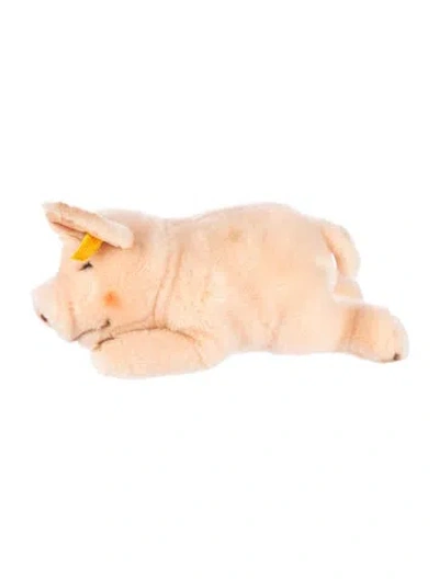 Pre-owned Steiff Pig Plush In Pink