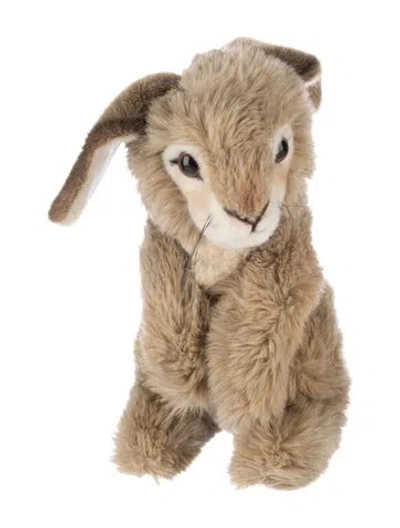 Pre-owned Steiff Rabbit Plush In Brown