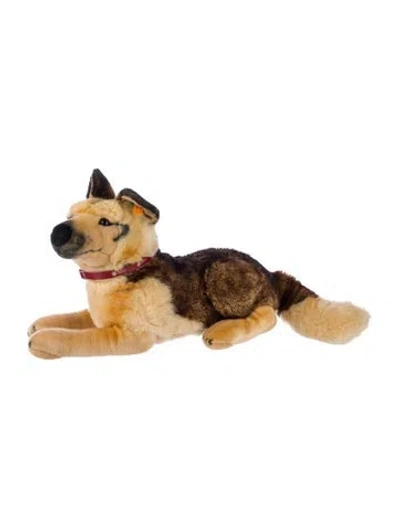 Pre-owned Steiff Vintage American Kennel Club German Shepherd Plush In Neutrals