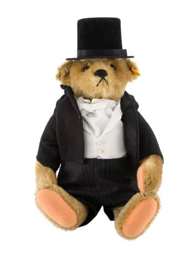 Pre-owned Steiff Vintage Groom Teddybear Plush In Neutrals