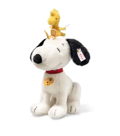 Steiff X Peanuts Snoopy With Woodstock 75th Anniversary Soft Toy