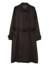Stein Cashmere Coat In Brown