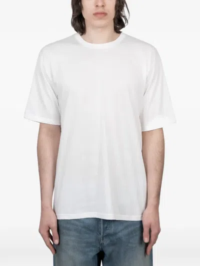 Stein Crew-neck T-shirt In White