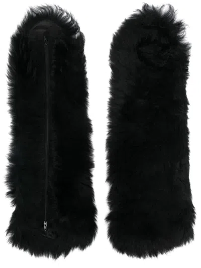 Stein Fur Arm Warmer In Black