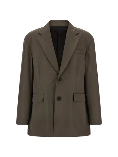 Stein Oversized Single-breasted Blazer In Brown