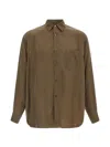 Stein Patch-pocket Shirt In Brown
