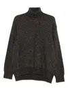 Stein Roll-neck Sweater In Gray