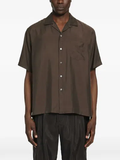 Stein Short Sleeve Shirt In Brown