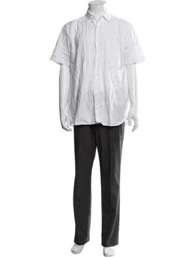 Pre-owned Stein Short Sleeve Shirt In White