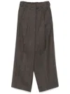 Stein Wide-leg Trousers In Braun
