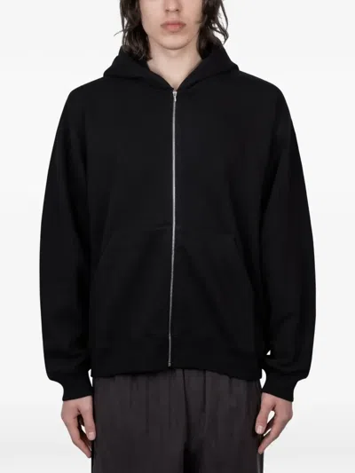 Stein Zip-up Hoodie In Black
