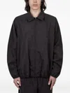 Stein Zip-up Spread-collar Jacket In Black