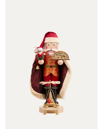 Steinbach X Richard Glasser Limited Edition Giant Santa Comes Around Part 1 Nutcracker In Multi