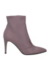Stele Woman Ankle Boots Light Brown Size 12 Soft Leather In Beige