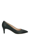 Stele Woman Pumps Dark Green Size 12 Soft Leather In Green