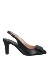 Stele Woman Pumps Midnight Blue Size 7 Soft Leather