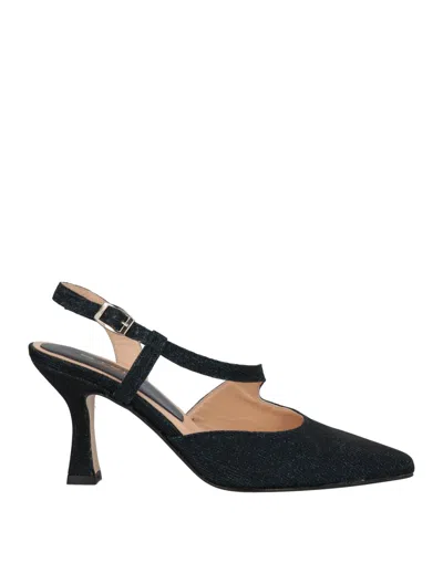 Stele Woman Pumps Midnight Blue Size 7 Textile Fibers