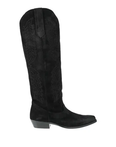 Stelio Malori Woman Boot Black Size 8 Leather