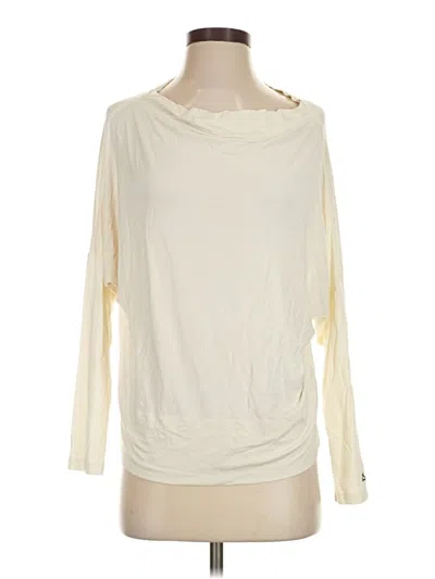 Pre-owned Stella & Dot 3/4 Sleeve T-shirt In Ivory