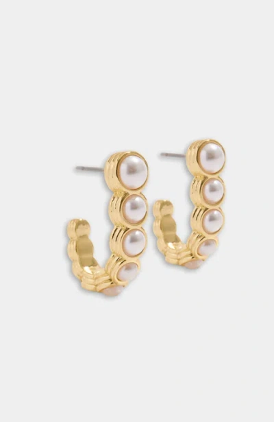 Stella & Dot Ava Hoops In Pattern