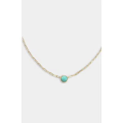 Stella & Dot Ava Paperclip Necklace In Gold