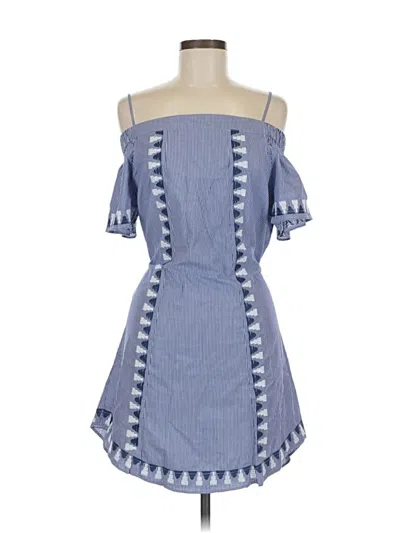 Pre-owned Stella & Dot Casual Dress In Blue