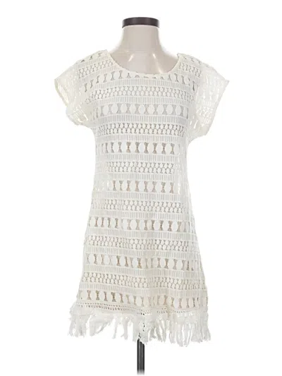Pre-owned Stella & Dot Casual Dress In Ivory